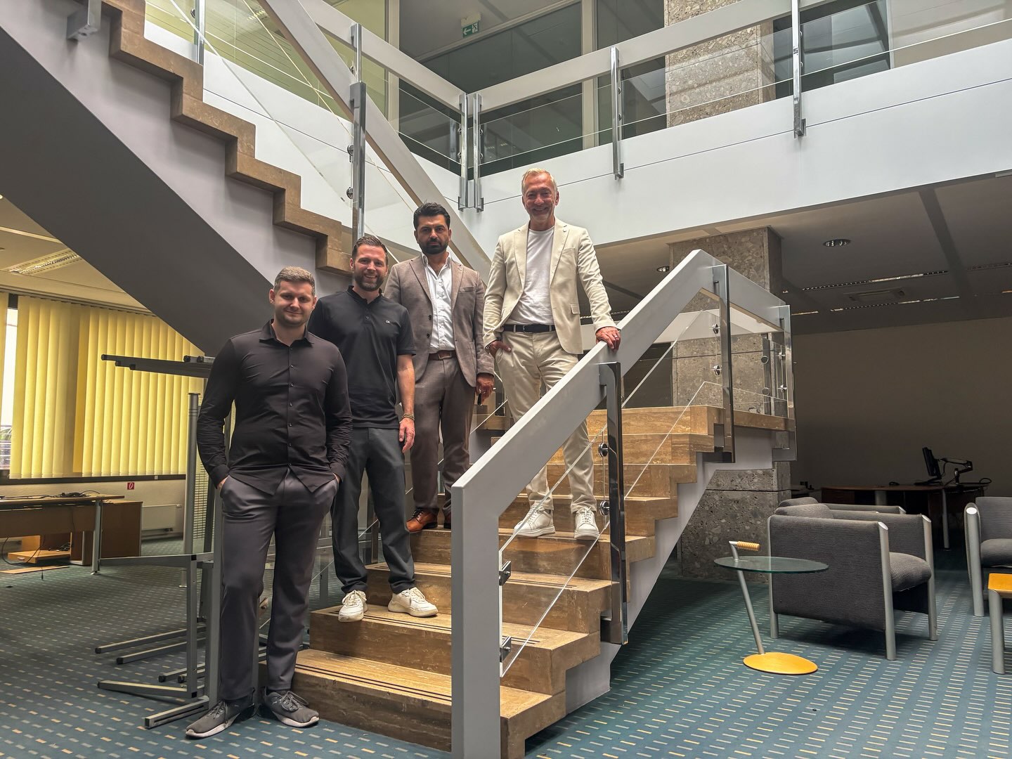 Das neue Mobinova Therapiezentrum im ehemaligen Volksbank-Geb&auml;ude an der Marktstra&szlig;e in Bad M&uuml;nder